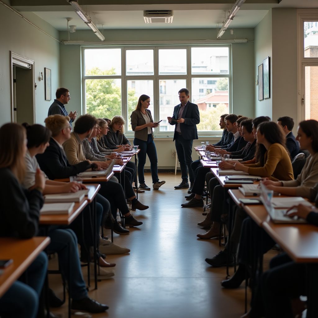 Equipo de PsicoArg en el campus principal